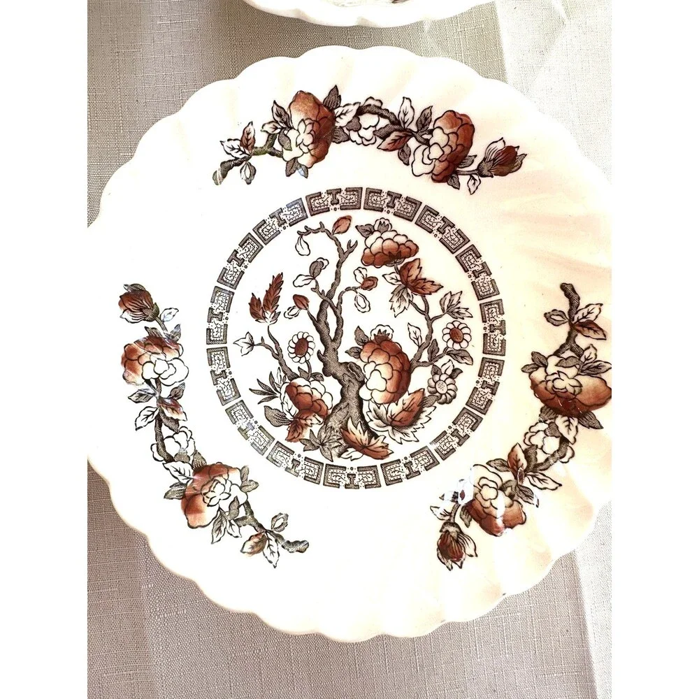 Myott Staffordshire England Dynasty “Indian Tree” Set of 4 Ceral Bowls 6.5 inch